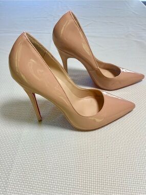 Christian Louboutin So Kate 120mm Blush Patent Calf Leather Stiletto Heels